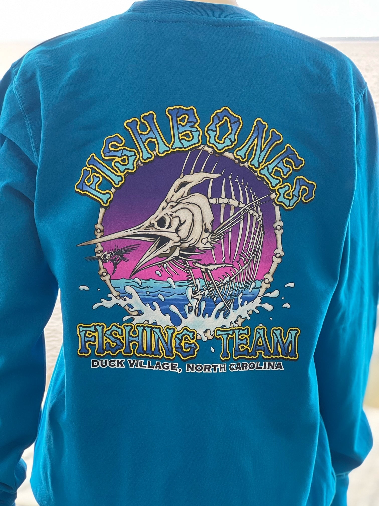 Fishing Team Sweatshirt – Fishbones Raw Bar and Restaurant