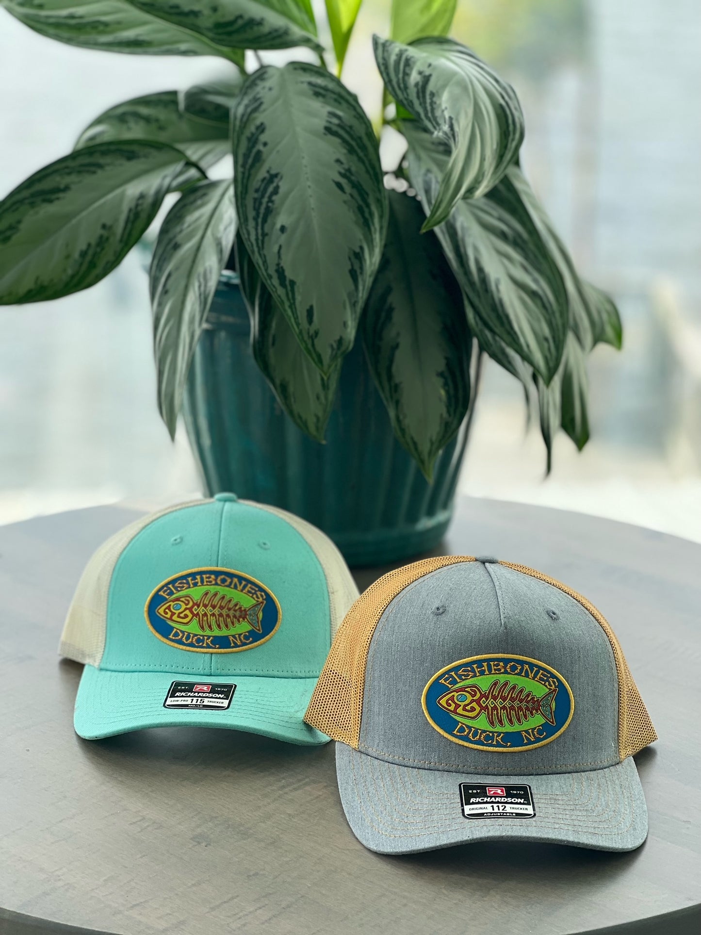 Fishbones Trucker Hats
